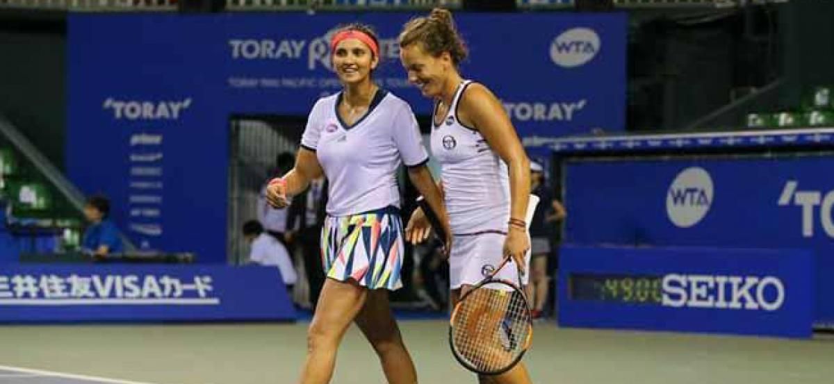 Sania Mirza and Barbora bags Pan Pacific Open for the 2nd time